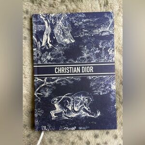 Christian Dior illustrated Blue and White Notebook